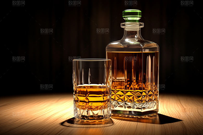 洋酒威士忌美酒高清素材