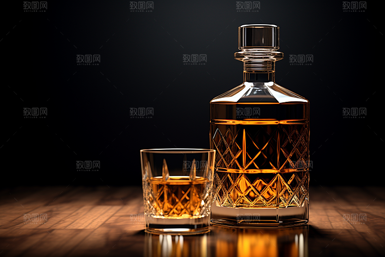 洋酒威士忌酒精高清素材