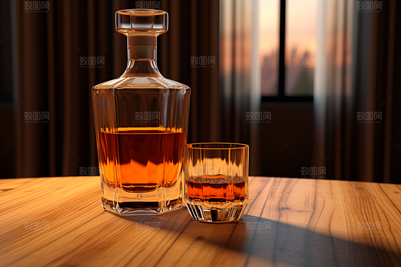 洋酒威士忌酒精酒类素材