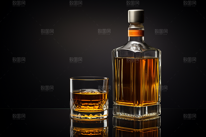 洋酒威士忌酒精酒类素材