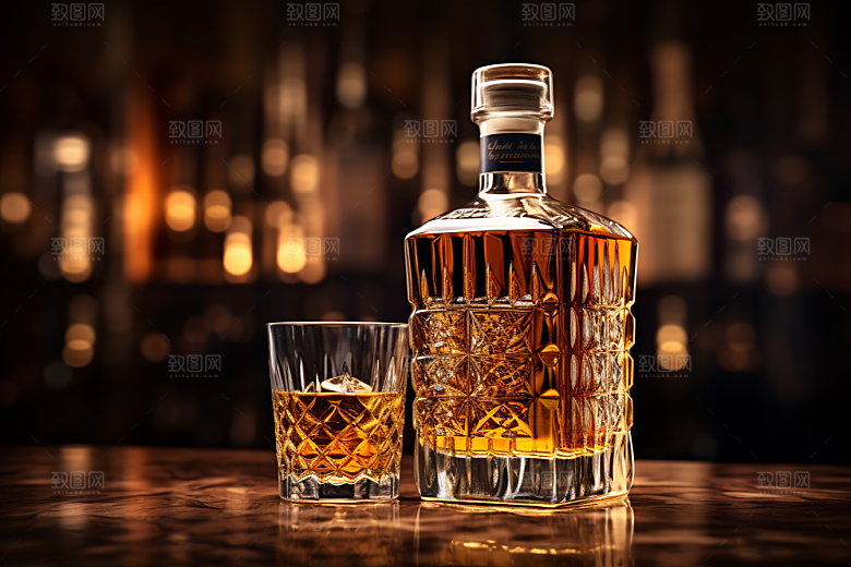 洋酒威士忌美酒酒精素材