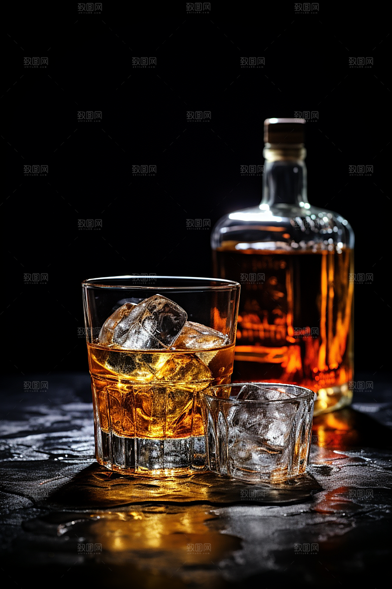 洋酒威士忌精致品酒素材