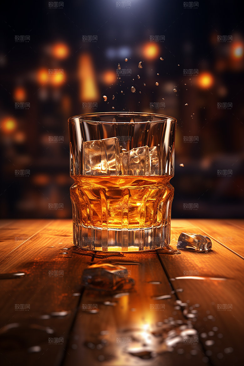 洋酒威士忌精致品酒素材