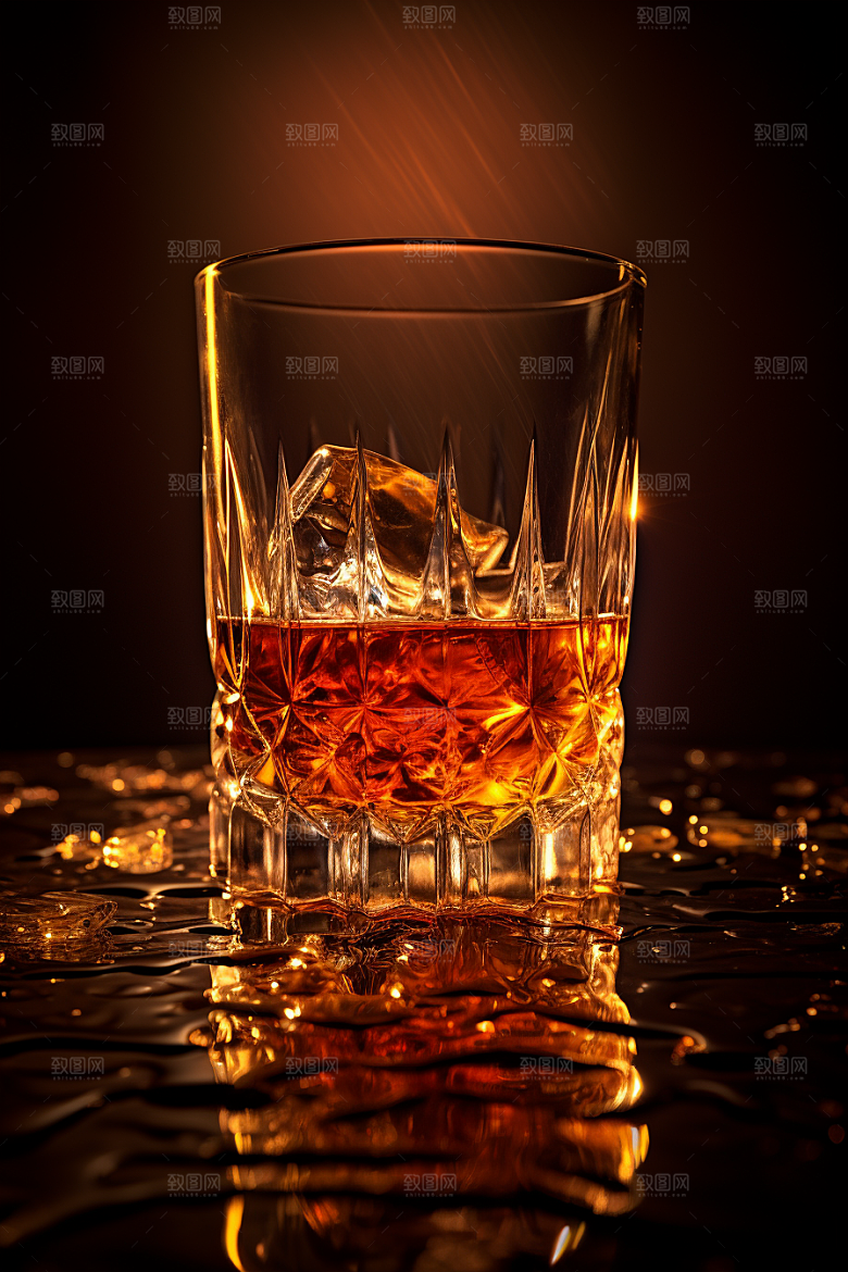 洋酒威士忌酒精品酒素材