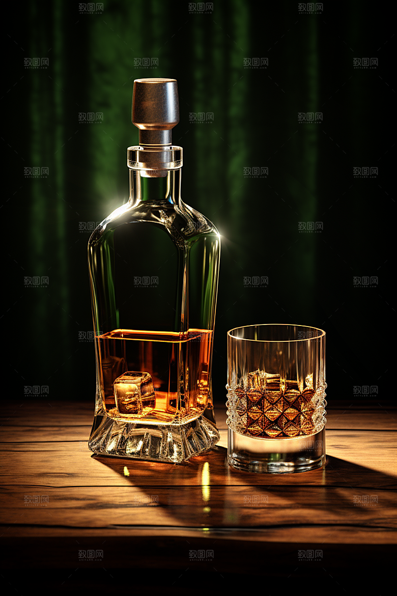洋酒威士忌酒精品酒素材