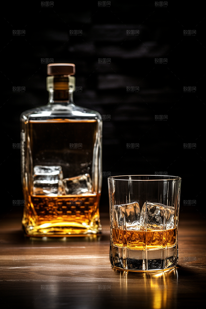 洋酒威士忌精致品酒素材