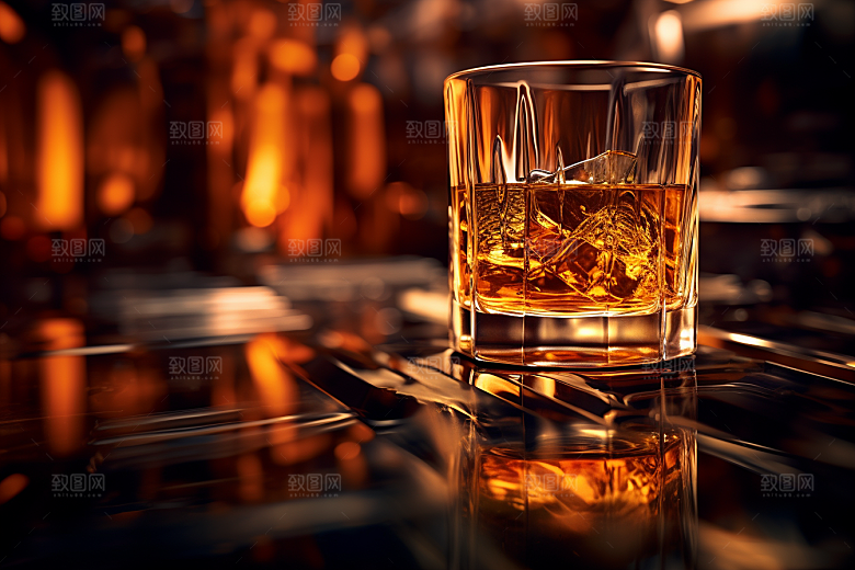 洋酒威士忌酒精精致素材