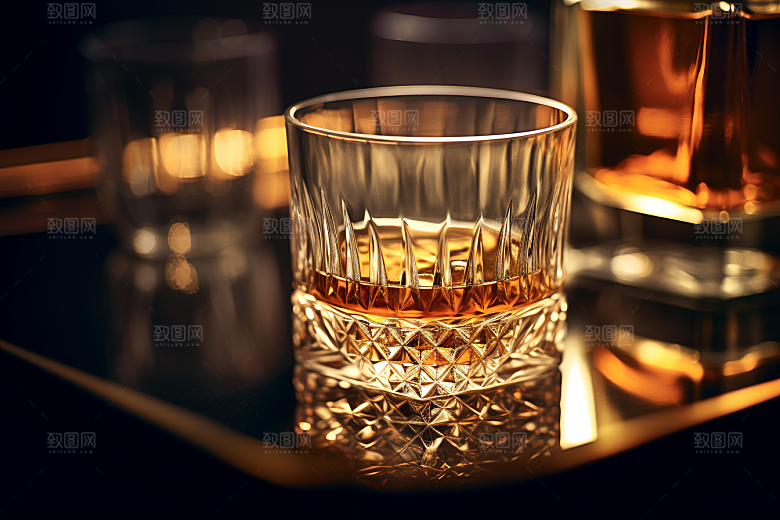 洋酒威士忌品酒饮品素材