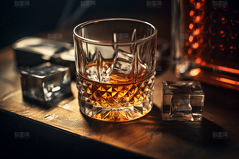 洋酒威士忌美酒精致素材