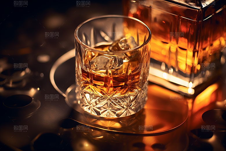 洋酒威士忌酒类酒精素材