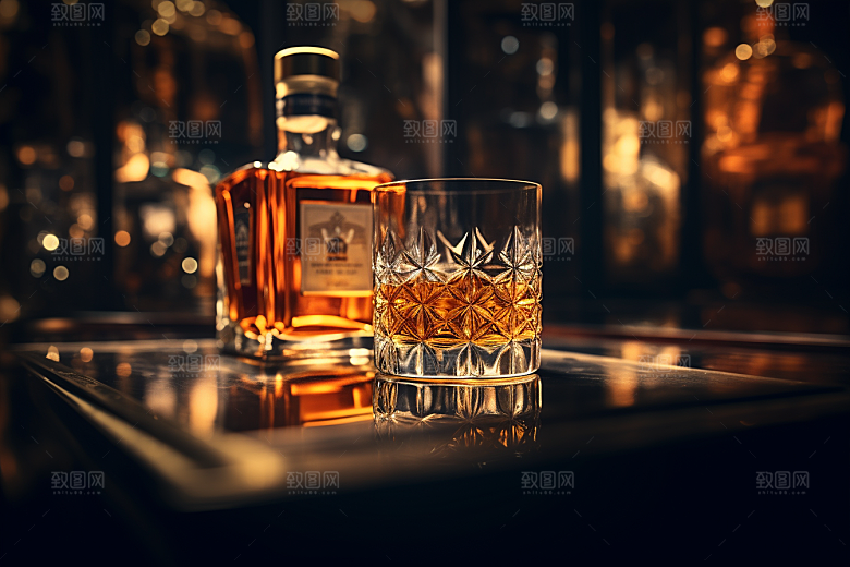 洋酒威士忌品酒美酒素材