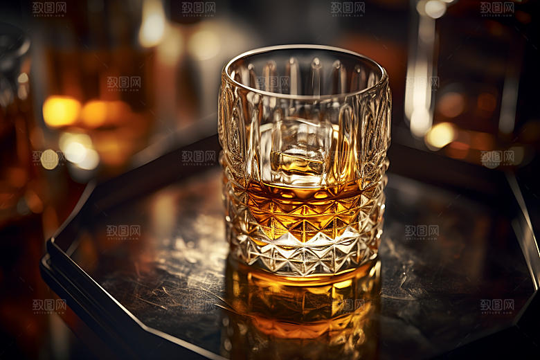 洋酒威士忌品酒酒类素材