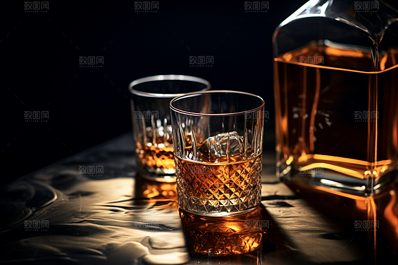 洋酒威士忌美酒酒精素材