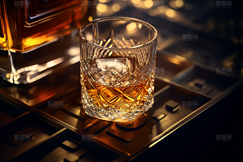 洋酒威士忌高清美酒素材