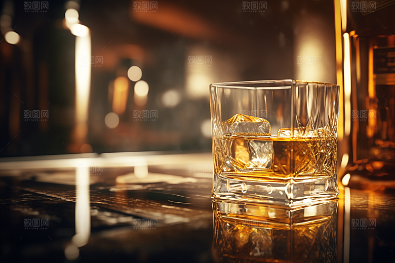 洋酒威士忌美酒酒类素材