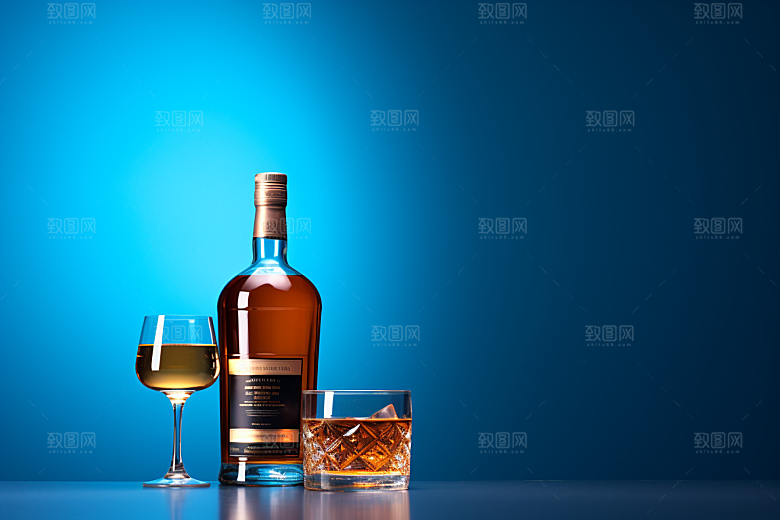 洋酒威士忌美酒品酒素材