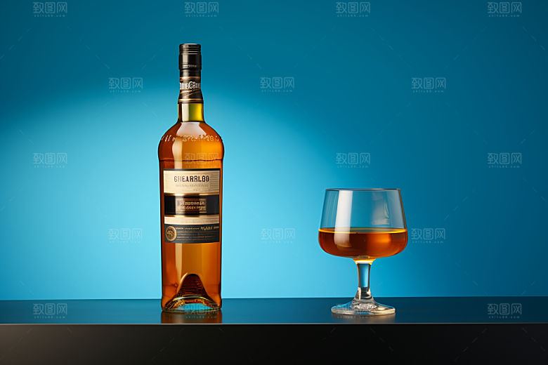 洋酒威士忌酒精饮品素材