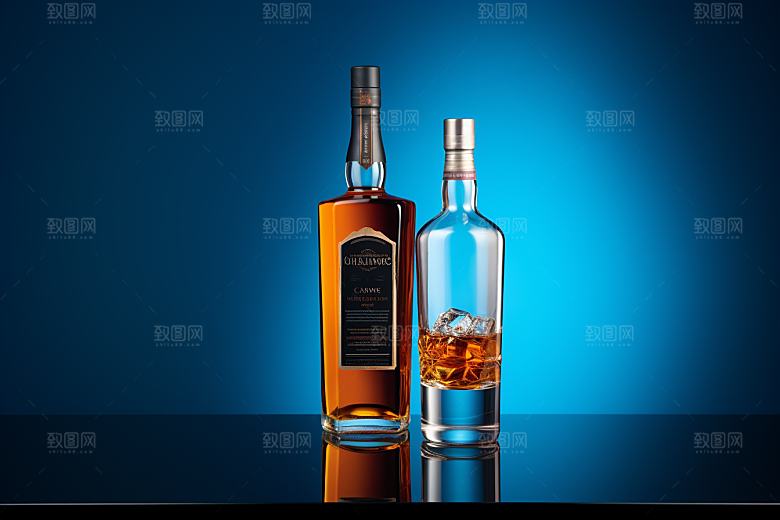 洋酒威士忌品酒酒类素材