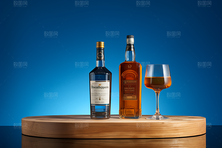 洋酒威士忌酒类饮品素材