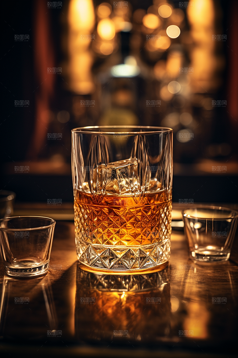 洋酒威士忌品酒酒类素材