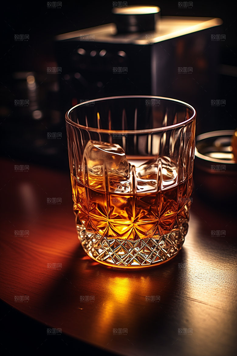 洋酒威士忌酒精美酒素材