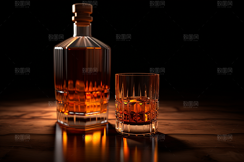 洋酒威士忌品酒美酒素材