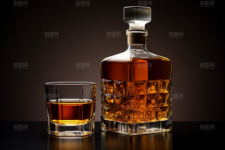 洋酒威士忌酒精品酒素材