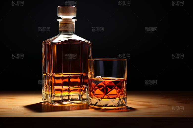 洋酒威士忌美酒饮品素材