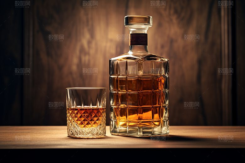 洋酒威士忌美酒高清素材