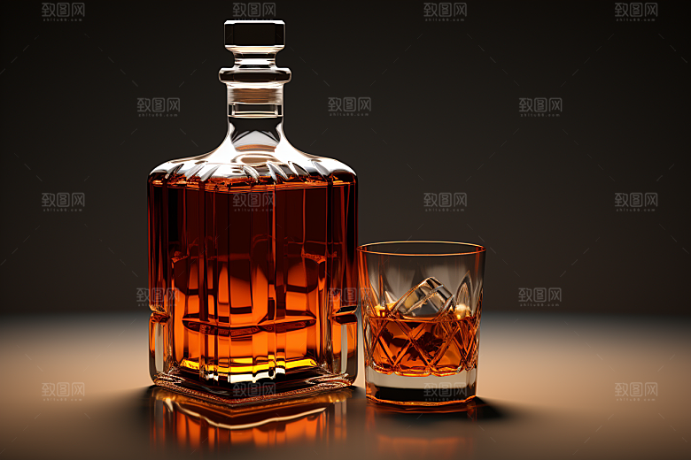 洋酒威士忌酒精高清素材