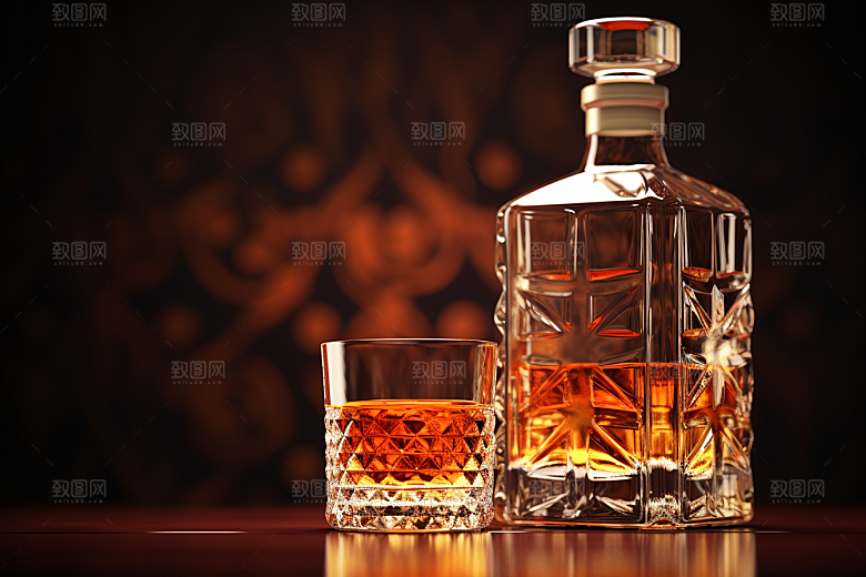 洋酒威士忌美酒品酒素材