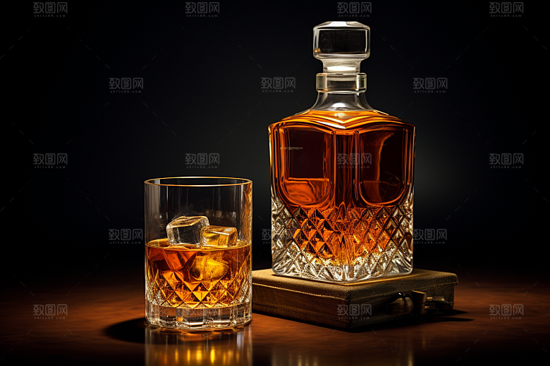 洋酒威士忌酒类高清素材