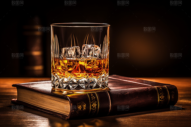 洋酒威士忌酒类饮品素材
