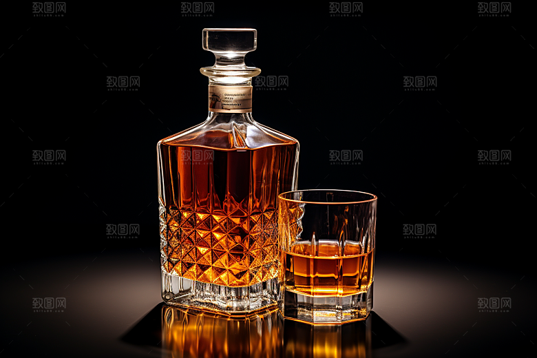 洋酒威士忌品酒酒类素材
