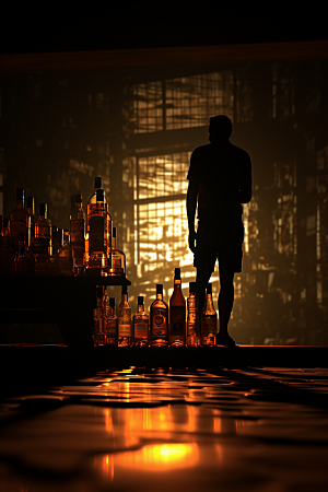 洋酒威士忌高清品酒素材