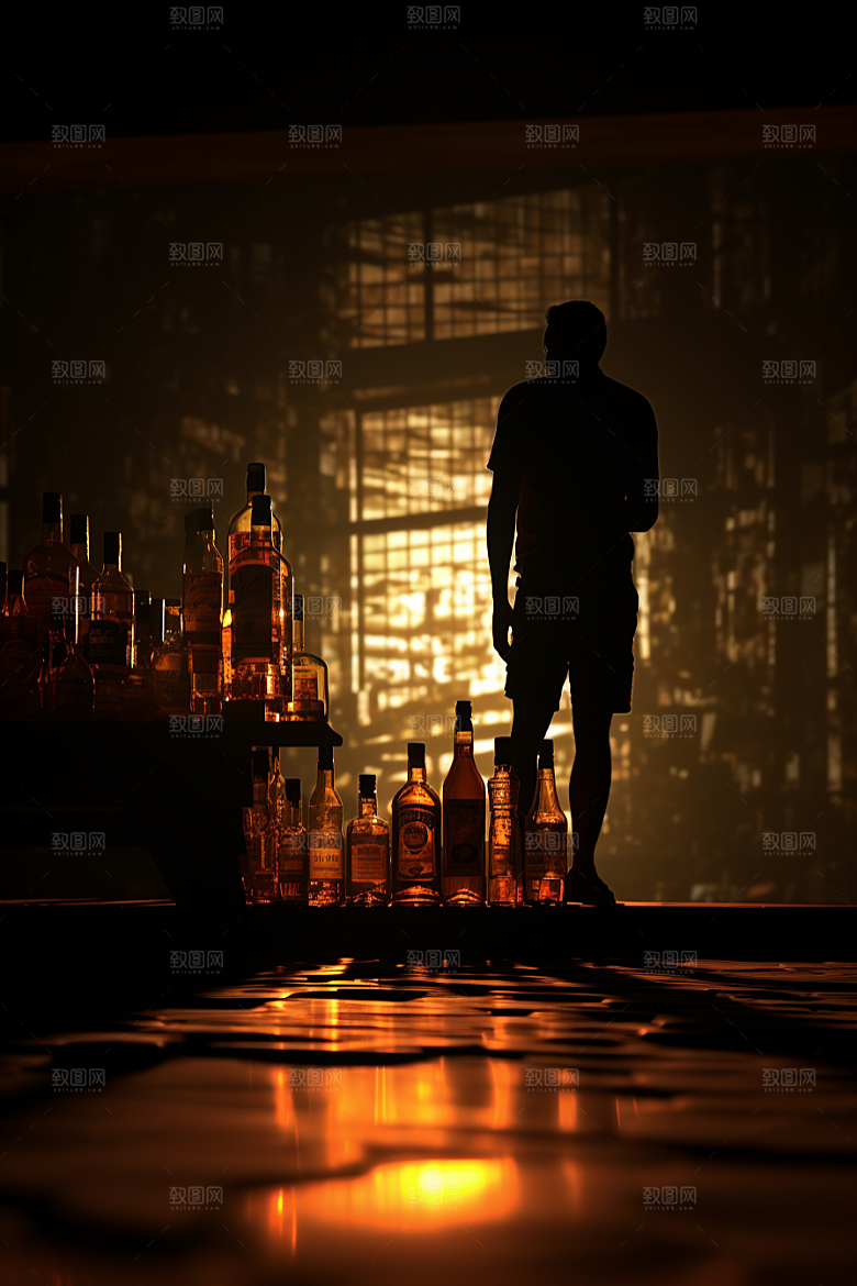 洋酒威士忌高清品酒素材