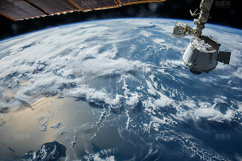 卫星空间站宇宙星球摄影图