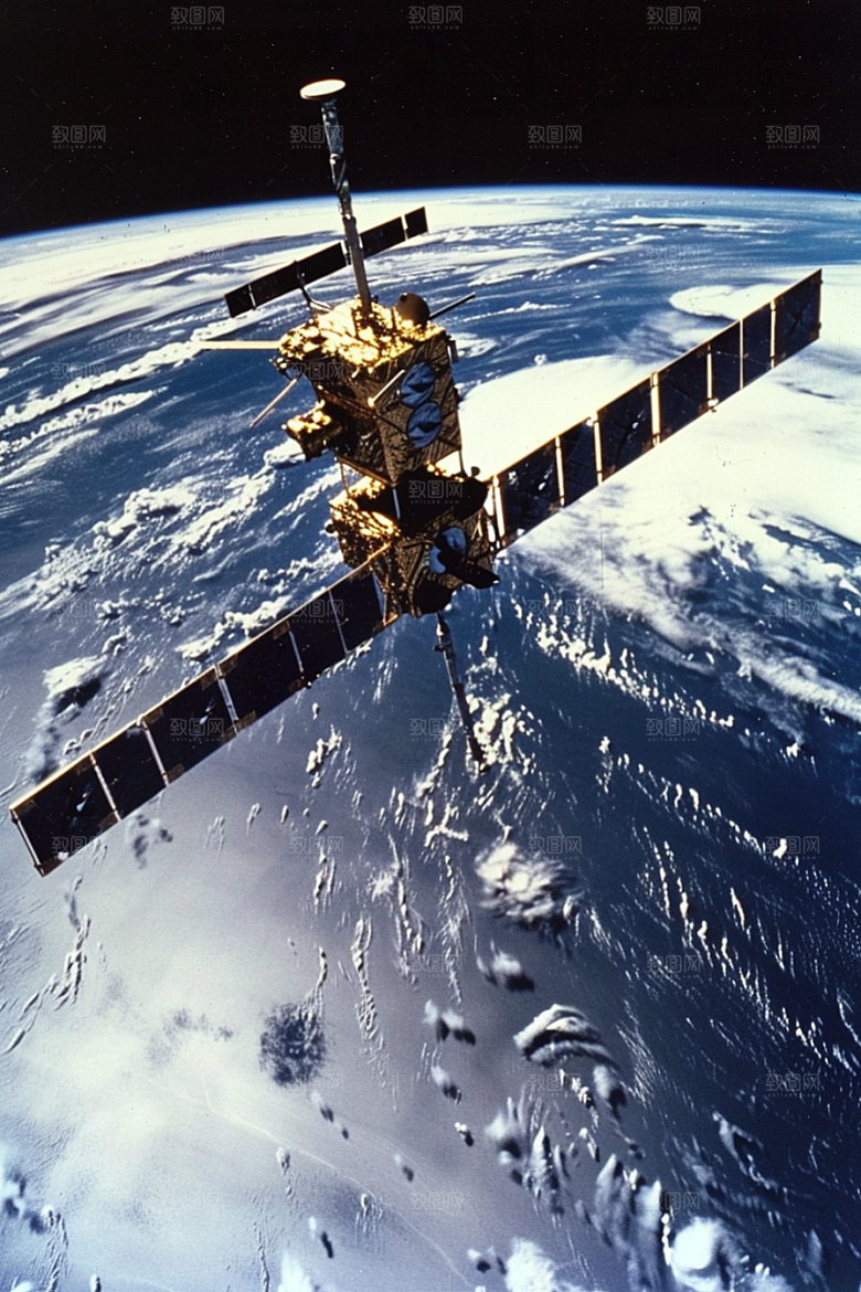 卫星空间站未来地球摄影图