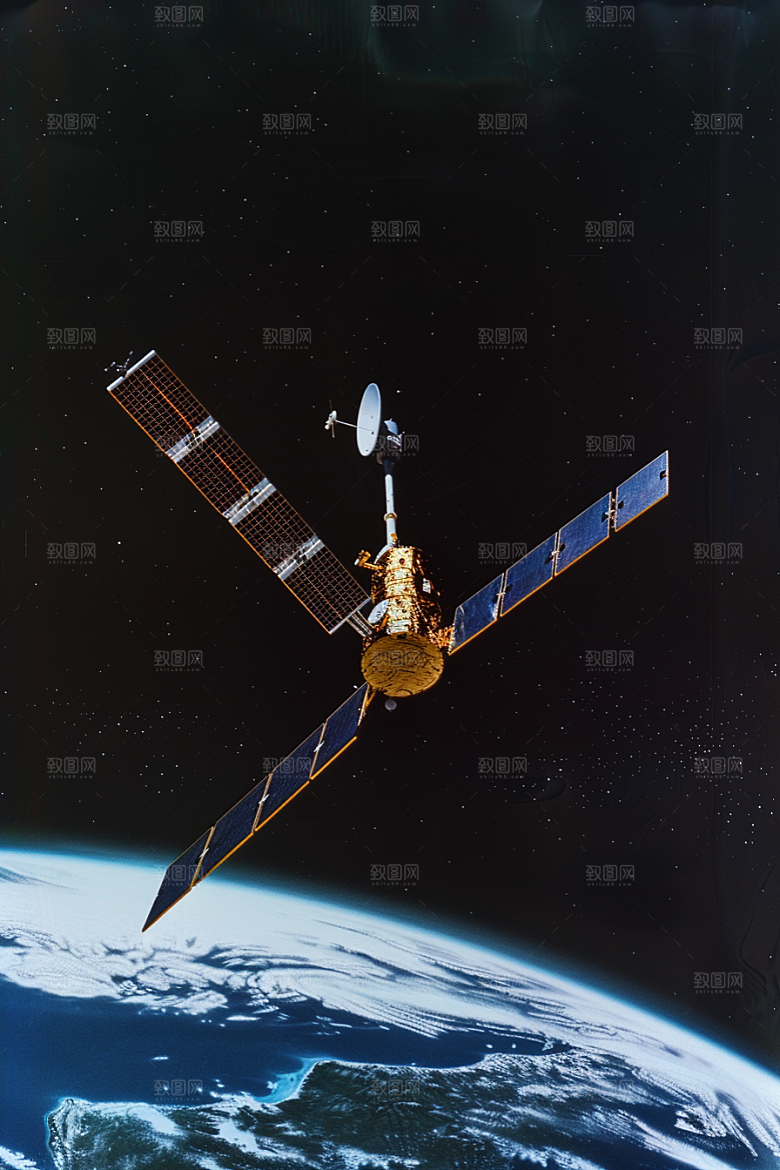 卫星空间站微信开屏太空摄影图