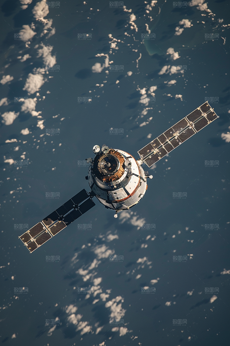 卫星空间站地球宇宙摄影图