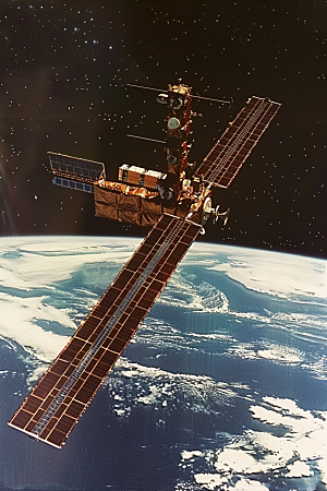 卫星空间站微信开屏太空摄影图