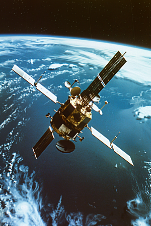 卫星空间站宇航高清摄影图