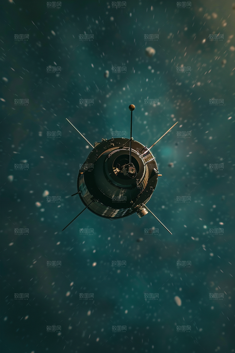 卫星空间站高清宇航摄影图