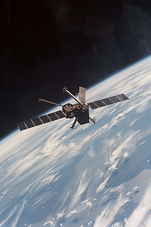 卫星空间站高清宇航摄影图