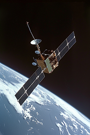 卫星空间站航天日星球摄影图