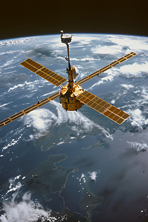 卫星空间站微信开屏太空摄影图