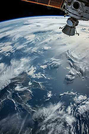 卫星空间站宇宙星球摄影图