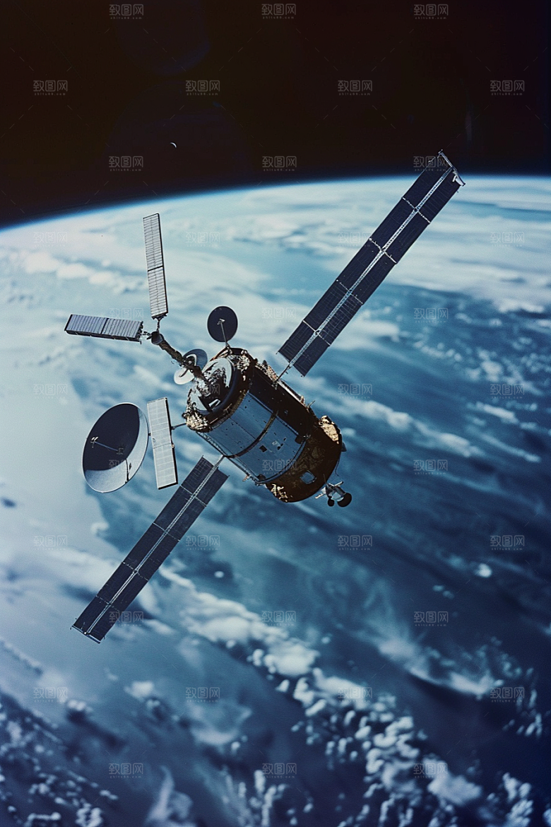 卫星空间站宇航科技摄影图
