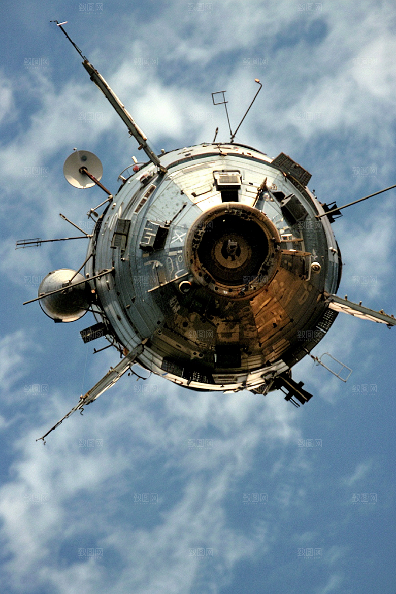 卫星空间站宇宙太空摄影图