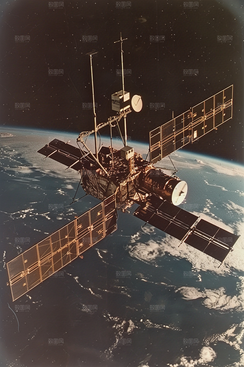 卫星空间站未来星球摄影图
